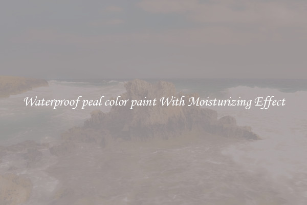 Waterproof peal color paint With Moisturizing Effect